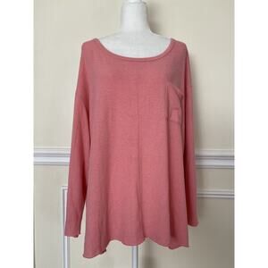 Caslon pink made in Quatemala size 1X Women Sweater A003026